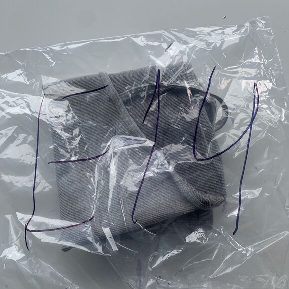 Free People Gray Tank Top Size M/L - Picture 7 of 7